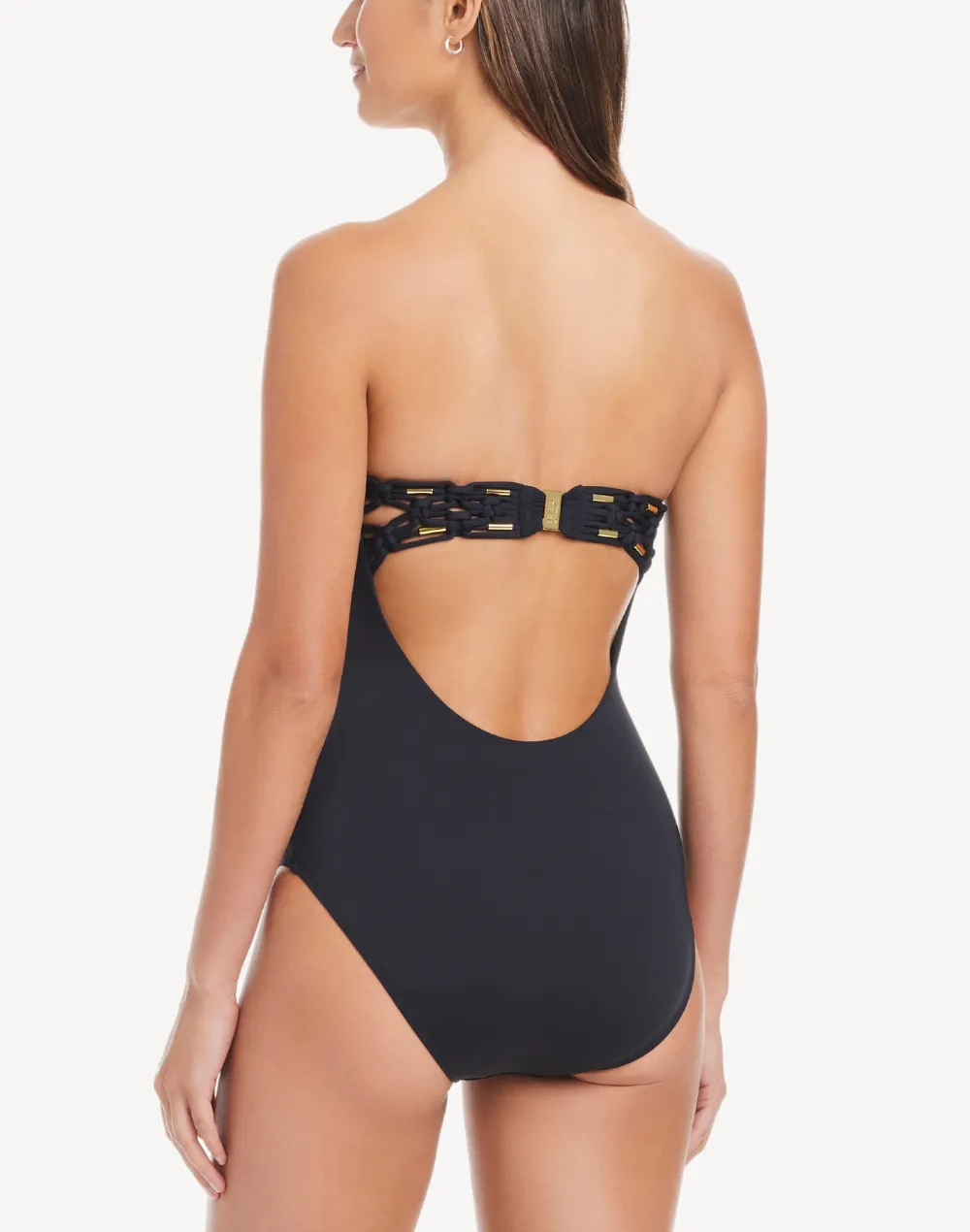 La Cote D'Azur Macrame Bandeau One Piece Swimsuit sold by swimco product image thumbnail 2