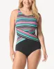 Sunrise Burst High Neck D Cup One Piece sold by swimco