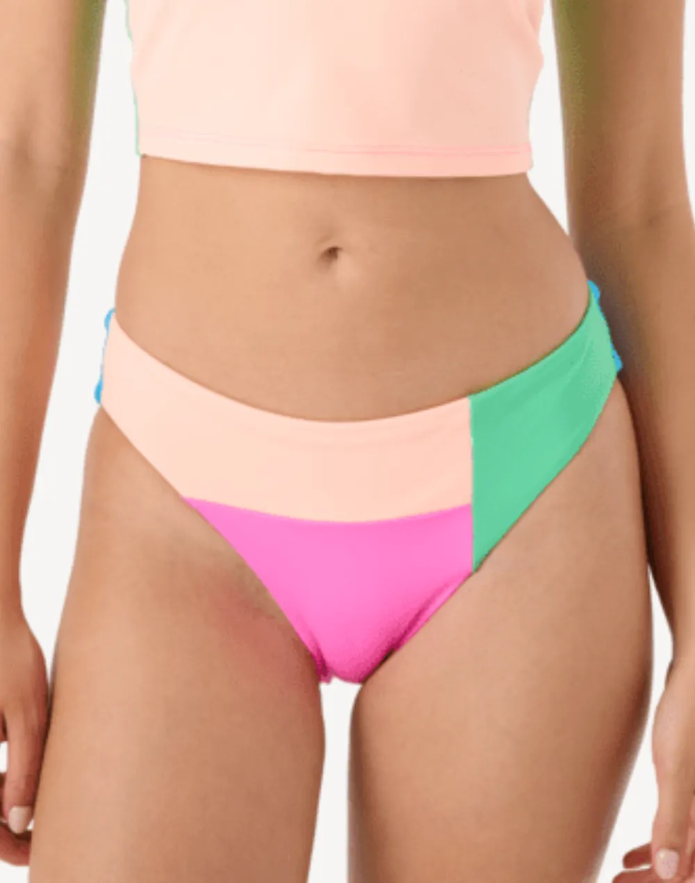Surf City Colourblock Hipster Bikini Bottom sold by swimco
