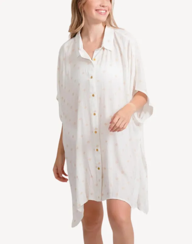 Miami Shine Big Shirt Cover Up sold by swimco