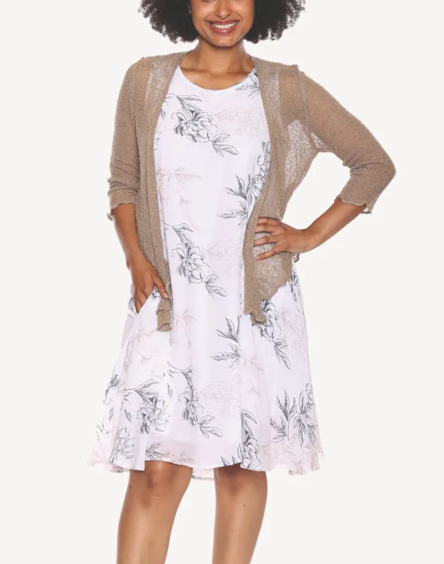 Rose Print Short Dress sold by swimco