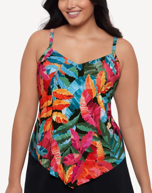 Vintage Jungle Hank Tankini Top sold by swimco