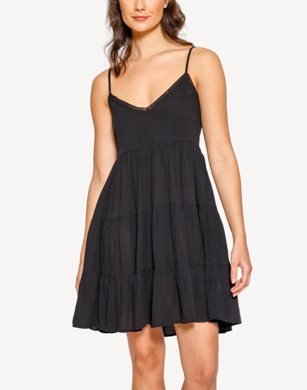 Miami Mini Tiered Short Dress sold by swimco