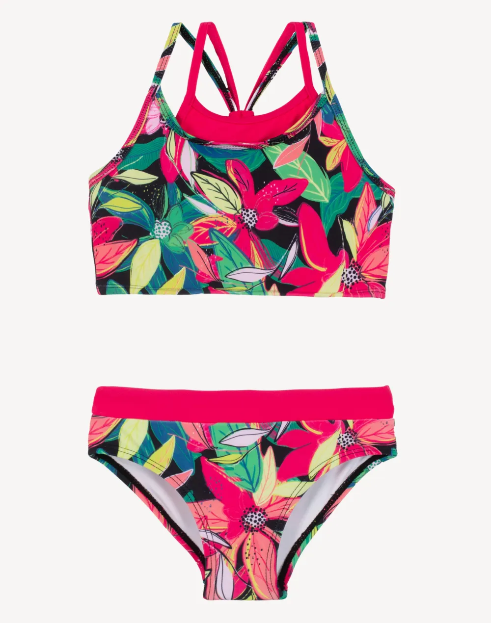 Girls Tropical Jungle Bikini Set sold by swimco