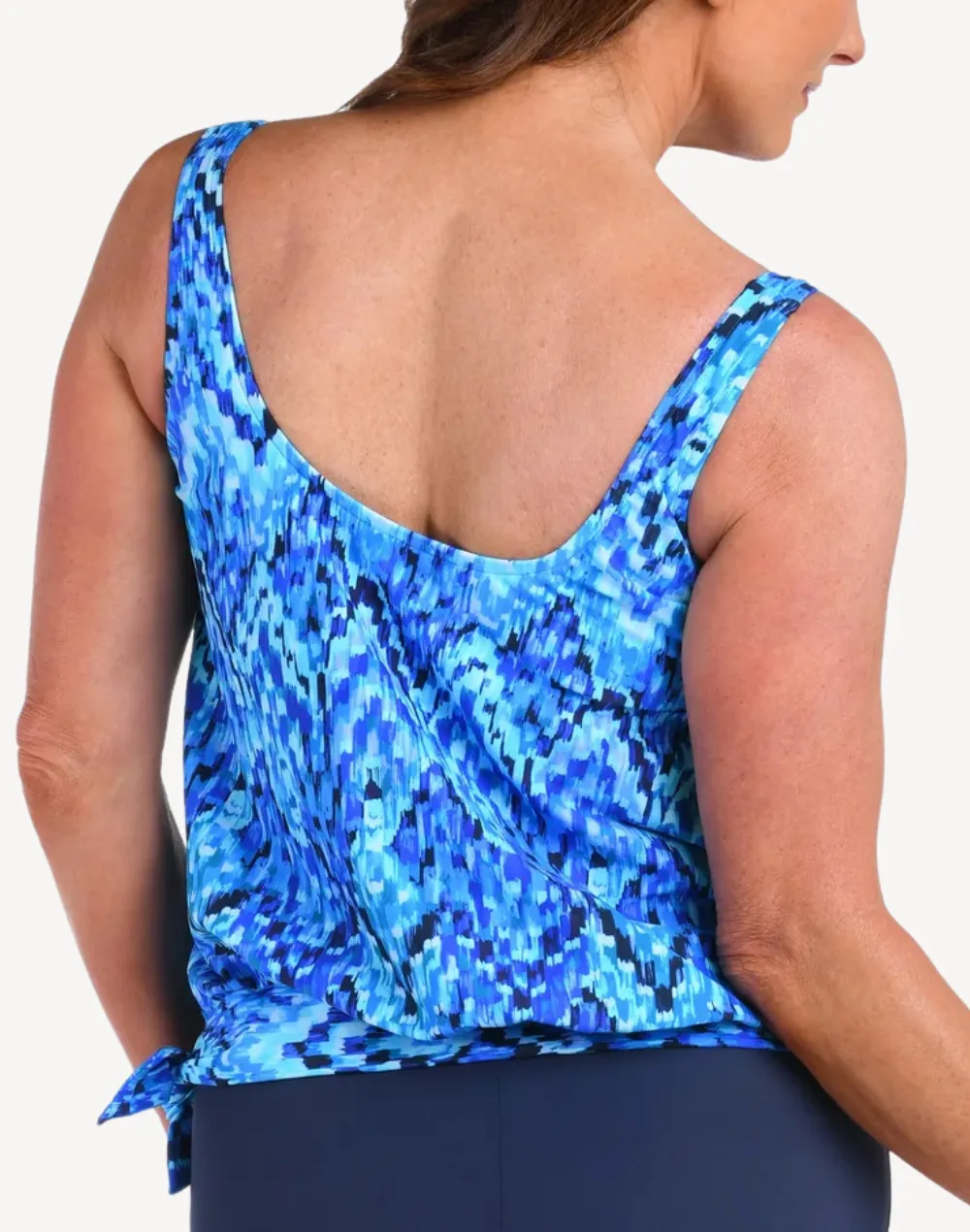 Artisan Ikat Blouson Tankini Top sold by swimco product image thumbnail 2