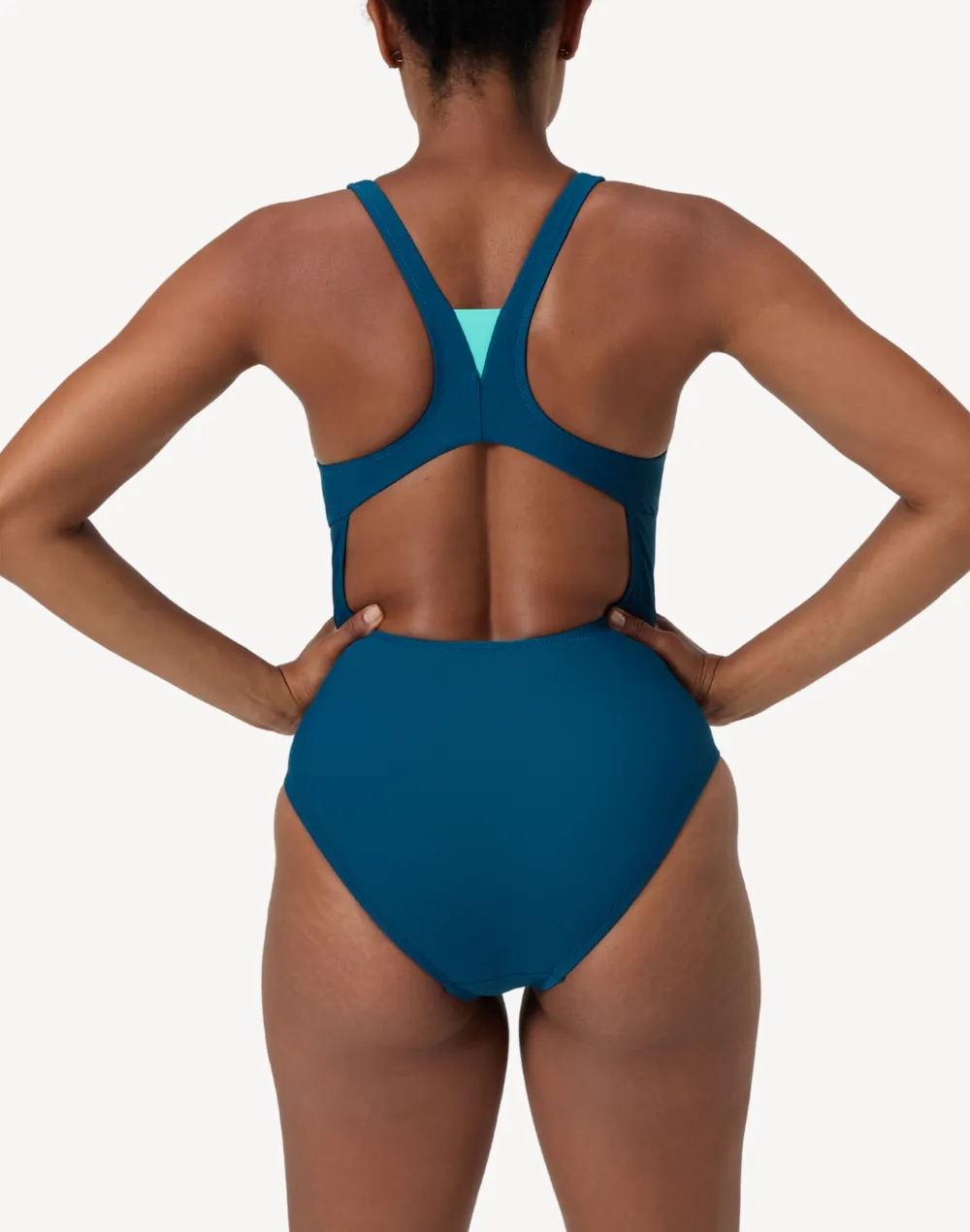 Hydraline Solid High Neck One Piece Swimsuit sold by swimco product image thumbnail 2