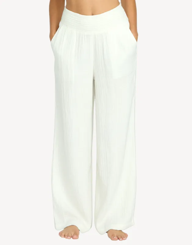 New Waves Gauzy Elastic Pants sold by swimco