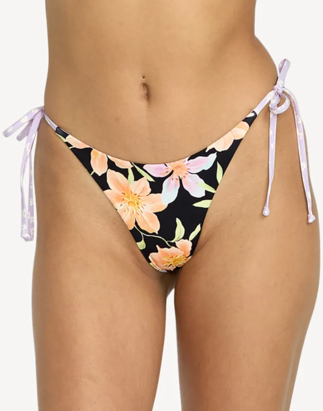 Twin Sol Reversible Tie Side Tanga Bikini Bottom sold by swimco