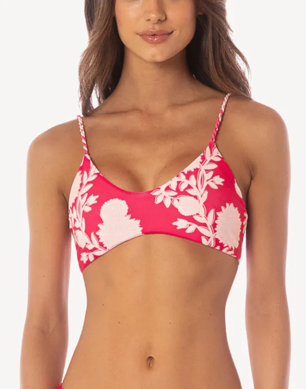 Candy Flowery Liberty Bikini Top sold by swimco