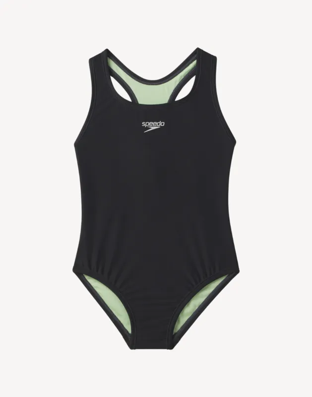 Girls Solid Racerback One Piece sold by swimco