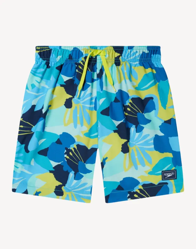 Boys Redondo Print 15" Swim Trunk sold by swimco
