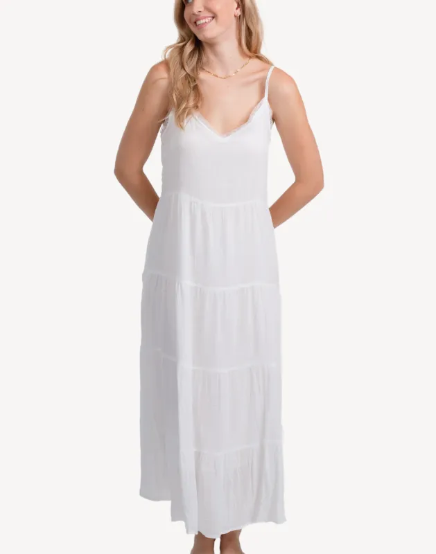 Miami Midi Tier Maxi Dress sold by swimco