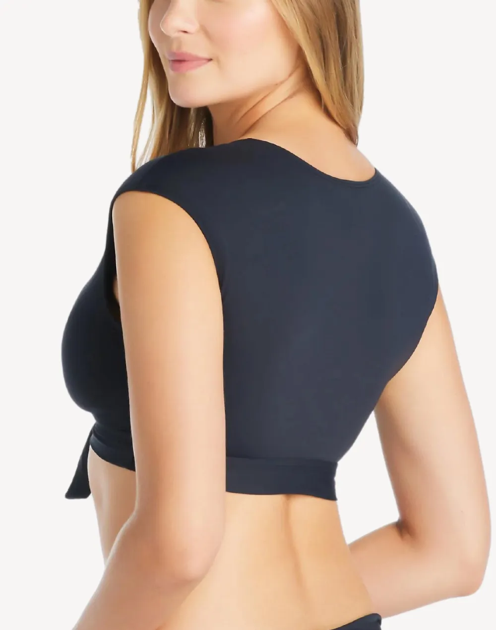 Kore Tie Front Cap Sleeve Bikini Top sold by swimco product image thumbnail 2