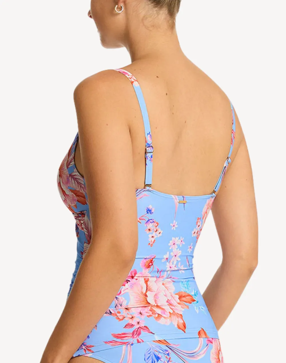 Indochine Cross Front Multifit Tankini Top sold by swimco product image thumbnail 2