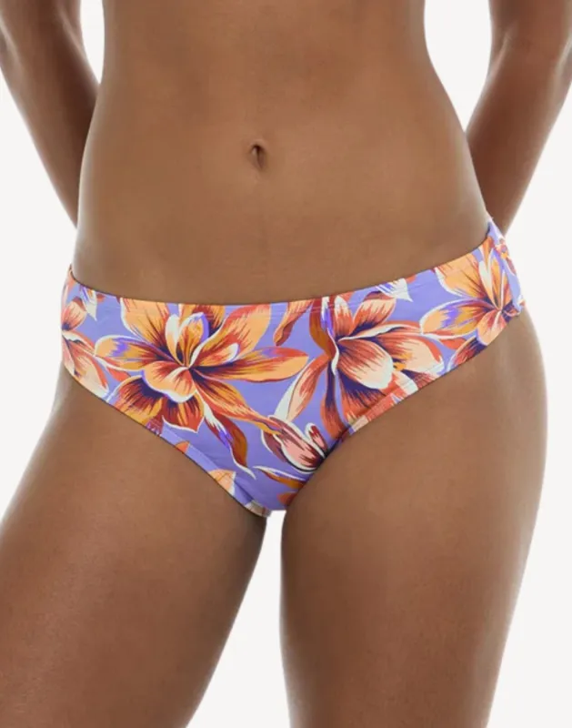 Bella Vista Mid Waist Bikini Bottom sold by swimco
