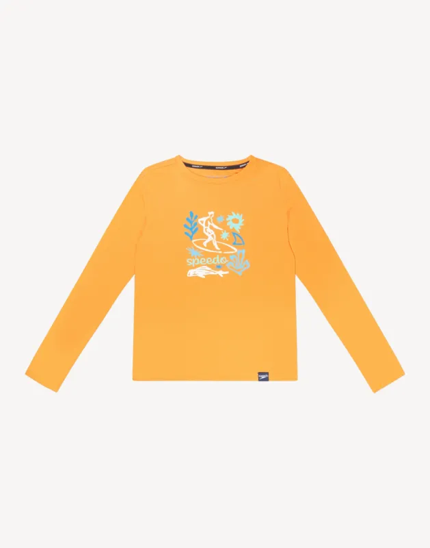 Boys Long Sleeve UPF 50 Swim Shirt sold by swimco