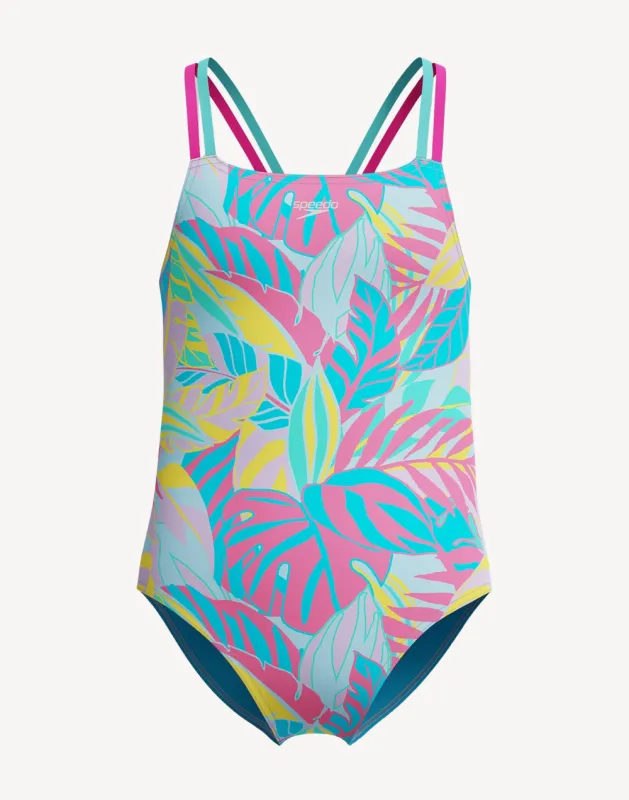 Girls Print Strappy One Piece sold by swimco