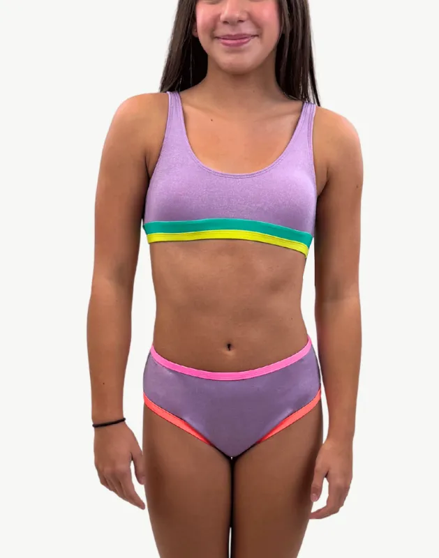 Girls Sparkle Beach Bikini Set sold by swimco
