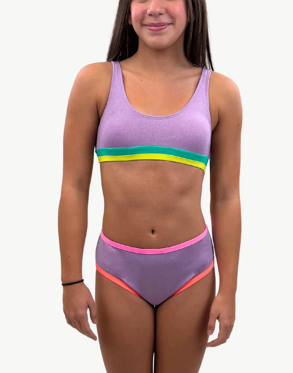 Girls Sparkle Beach Bikini Set sold by swimco