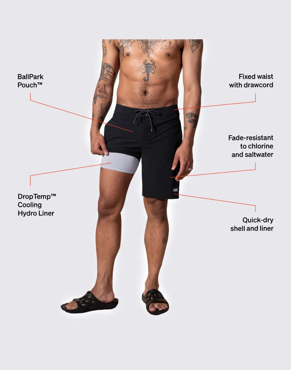 Betawave 19" 2N1 Boardshort sold by swimco product image thumbnail 3