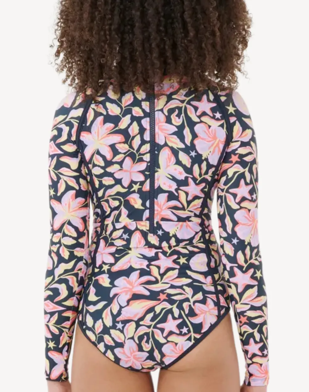 Girls Sunset Skies UPF 50 Long Sleeve Paddle Suit sold by swimco product image thumbnail 2