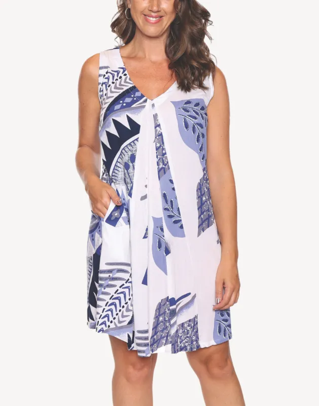 V Neck Flair Short Dress sold by swimco