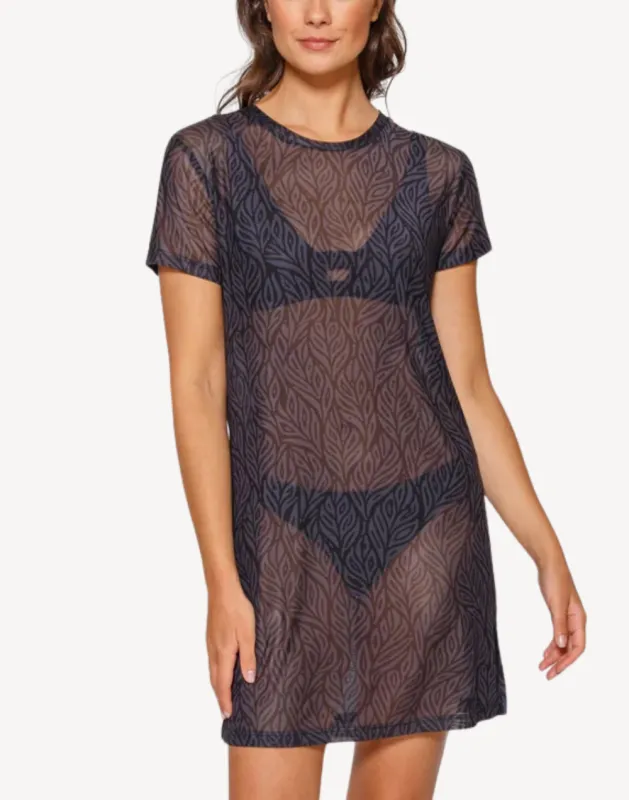 Seascape Mesh T-Shirt Dress Cover Up sold by swimco
