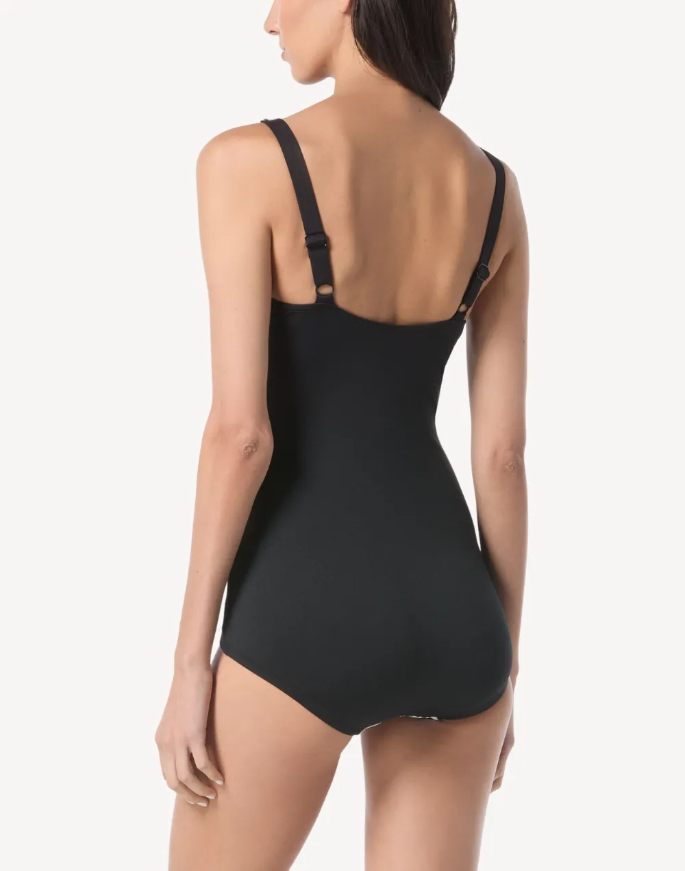 Palm Beach V Neck Polyester One Piece Swimsuit sold by swimco product image thumbnail 2