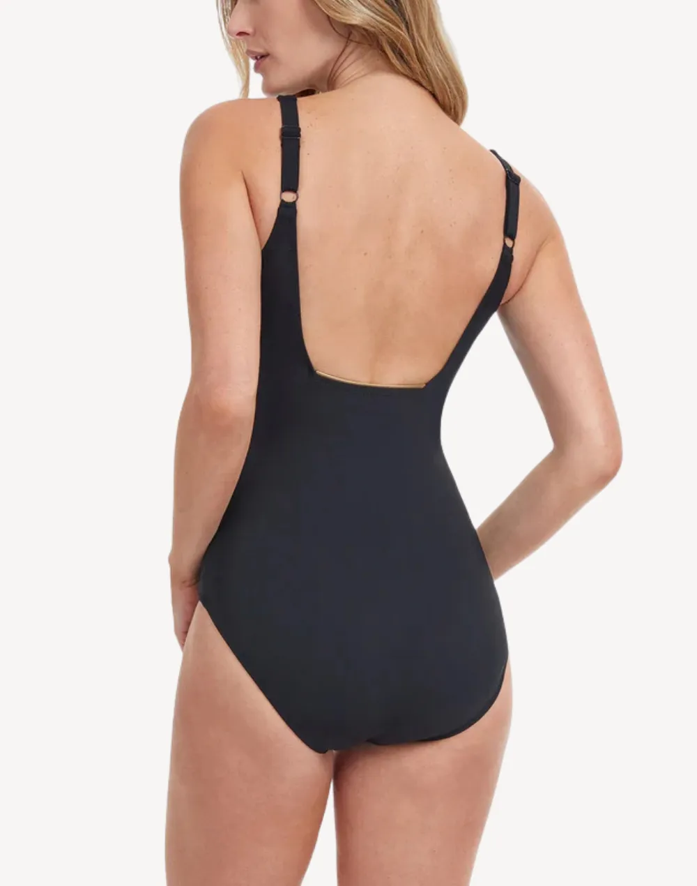 Onyx Sqaure Neck One Piece Swimsuit sold by swimco product image thumbnail 2
