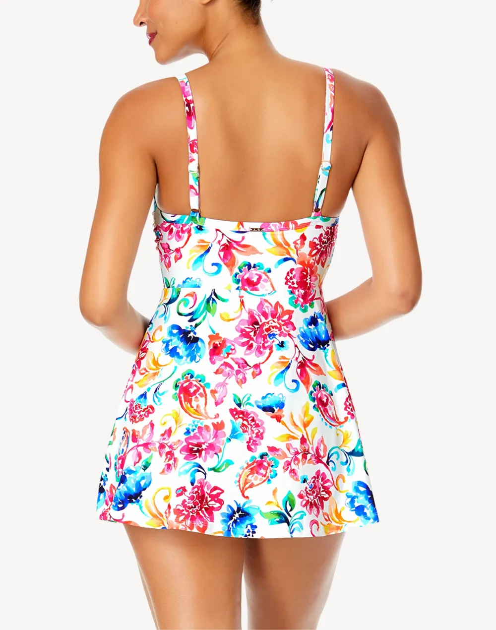 Watercolour Paisley Classic Swimdress sold by swimco product image thumbnail 2