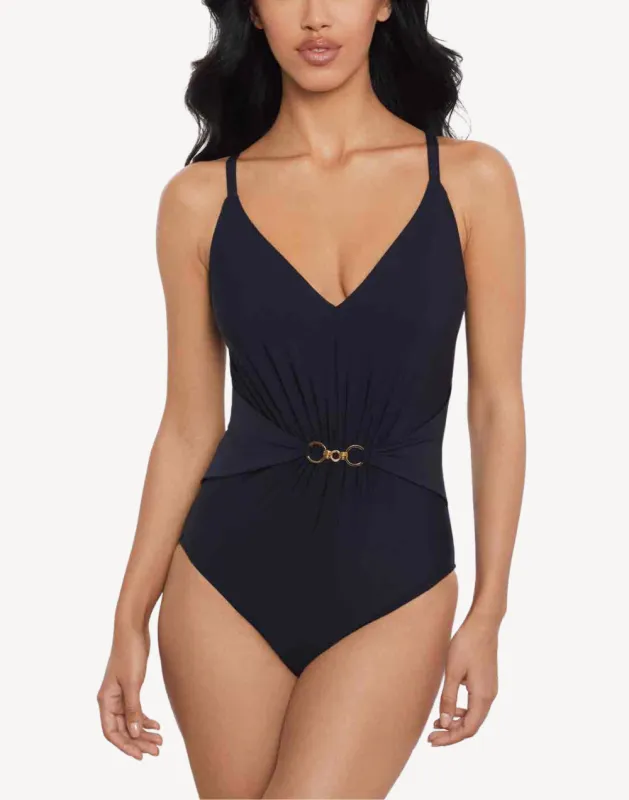 Chain Link Gianna One Piece Swimsuit sold by swimco