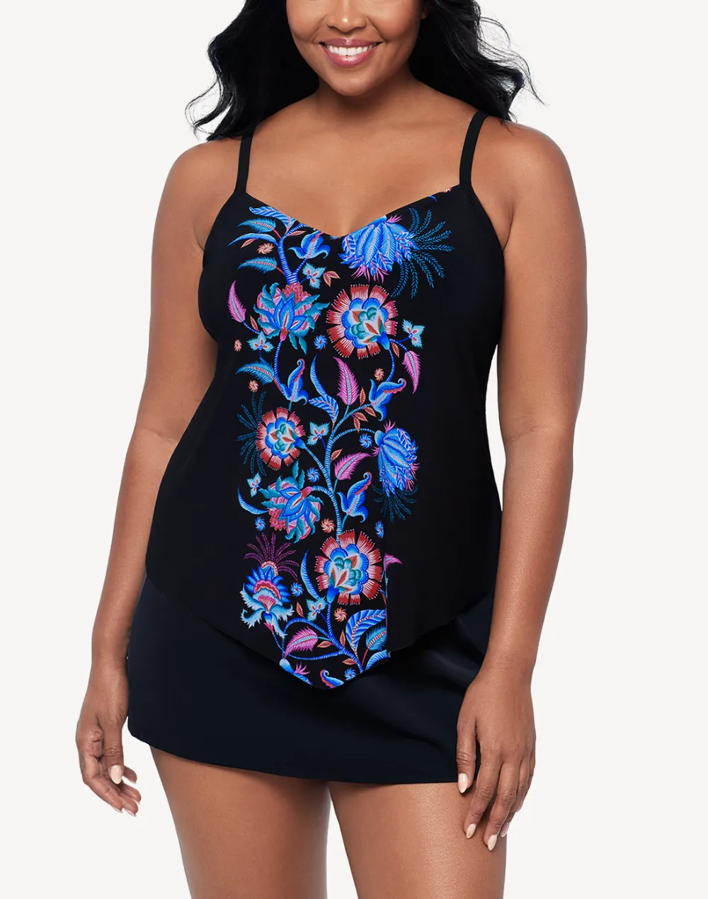 Whimsical Vines Hank Tankini Top sold by swimco product image thumbnail 3