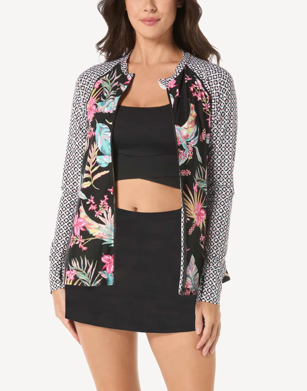 Endless Summer Mary Zip Front UPF 50 Rashguard sold by swimco product image thumbnail 4