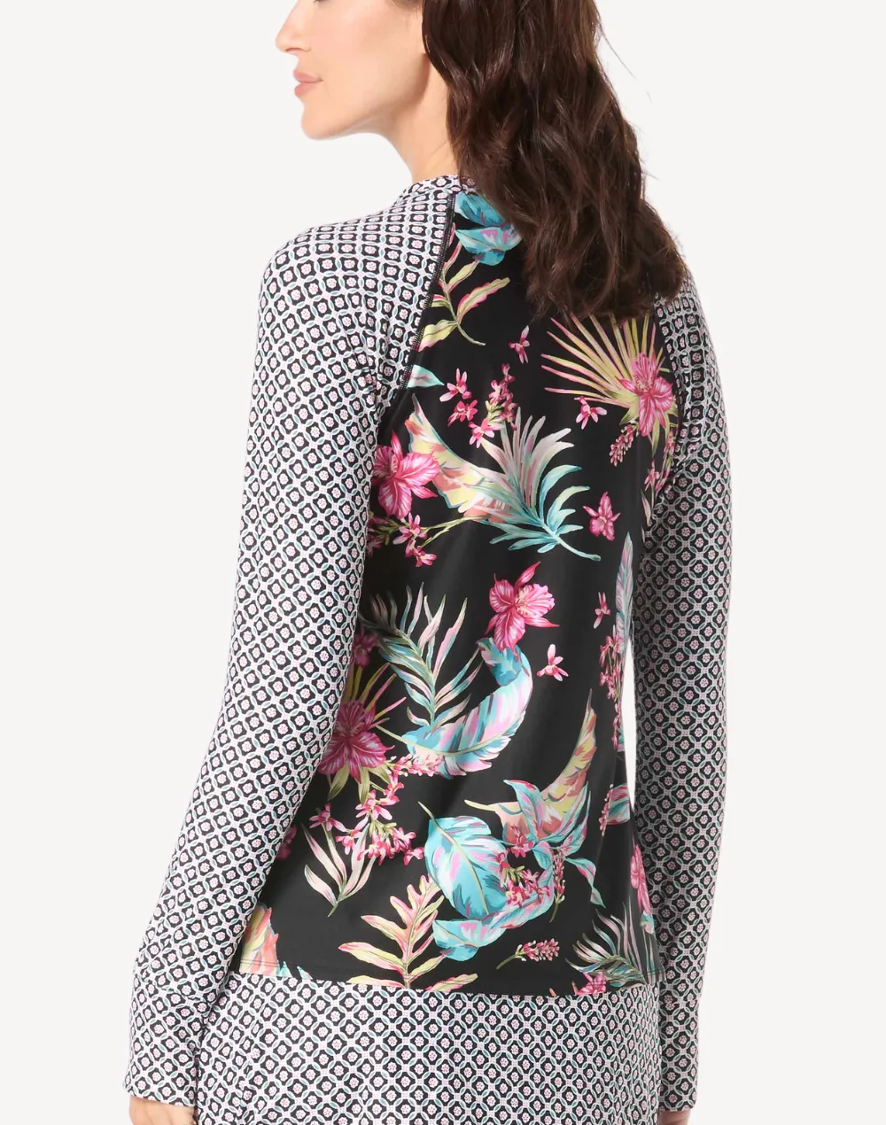 Endless Summer Mary Zip Front UPF 50 Rashguard sold by swimco product image thumbnail 2