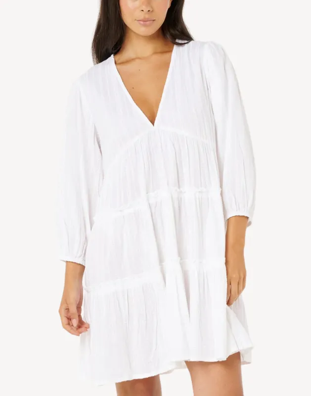 Haze 3/4 Sleeve Mini Dress sold by swimco