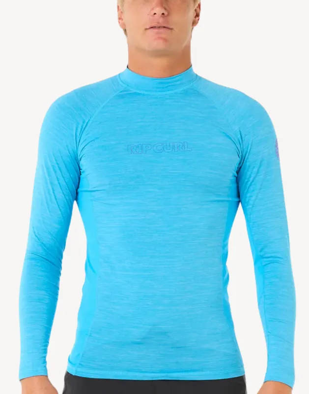 Men's Dawn Patrol Performance UPF 50+ Long Sleeve Rashguard made by Ripcurl