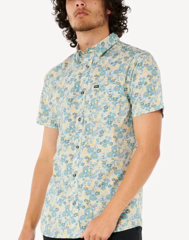 Fun Times Ditsy Short Sleeve Shirt sold by swimco