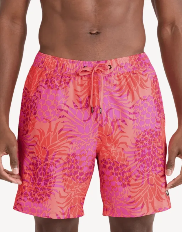 Pineapple Patch Oh Buoy 18" 2N1 Swim Trunk sold by swimco
