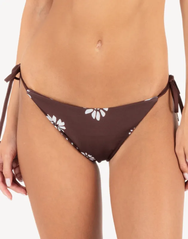Katazome Reversible Tie Side Cheeky Bikini Bottom made by Hurley