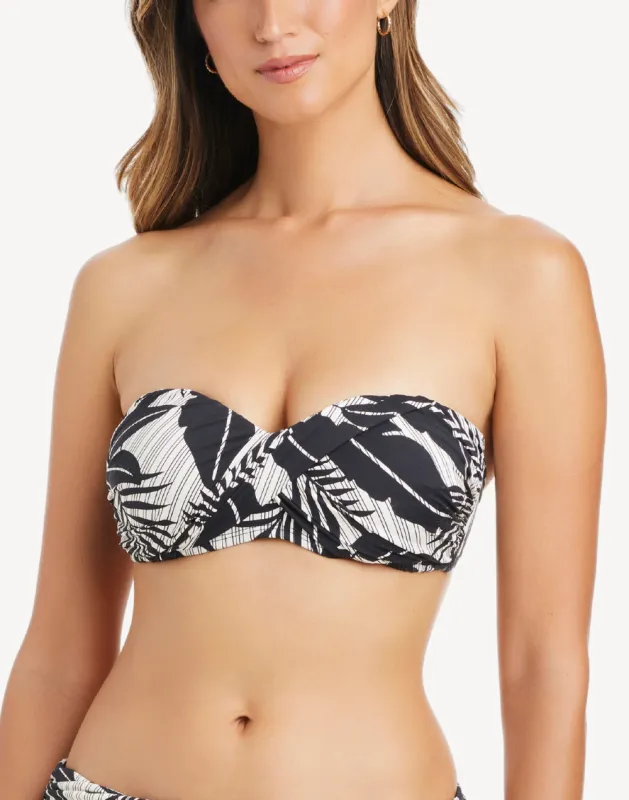 Island Time Twist Bandeau Bikini Top made by Bleu Rod Beattie