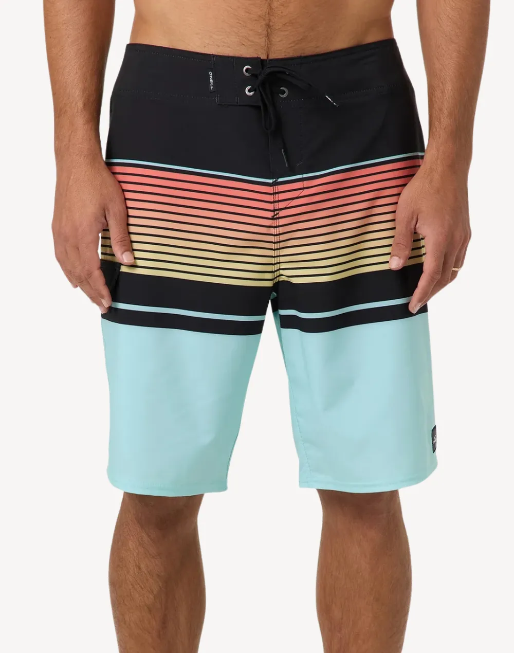 Lennox Stripe 21" Boardshort sold by swimco
