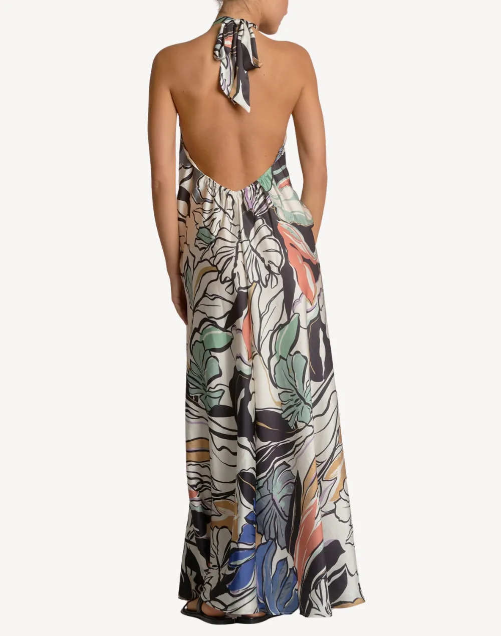 Botanical Halter Maxi Dress sold by swimco product image thumbnail 2
