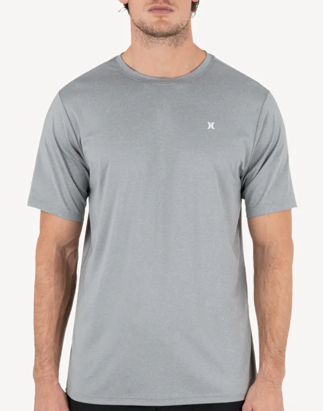 Men's Hybrid UPF 50 Short Sleeve Swim Shirt made by Hurley