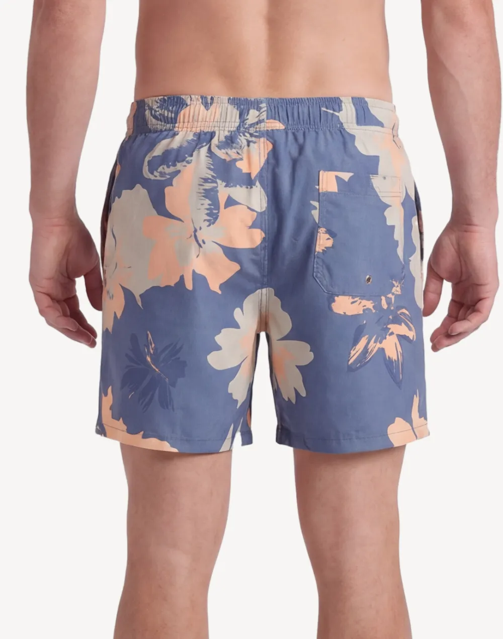 Blue Hibiscus 17" Swim Trunk sold by swimco product image thumbnail 2