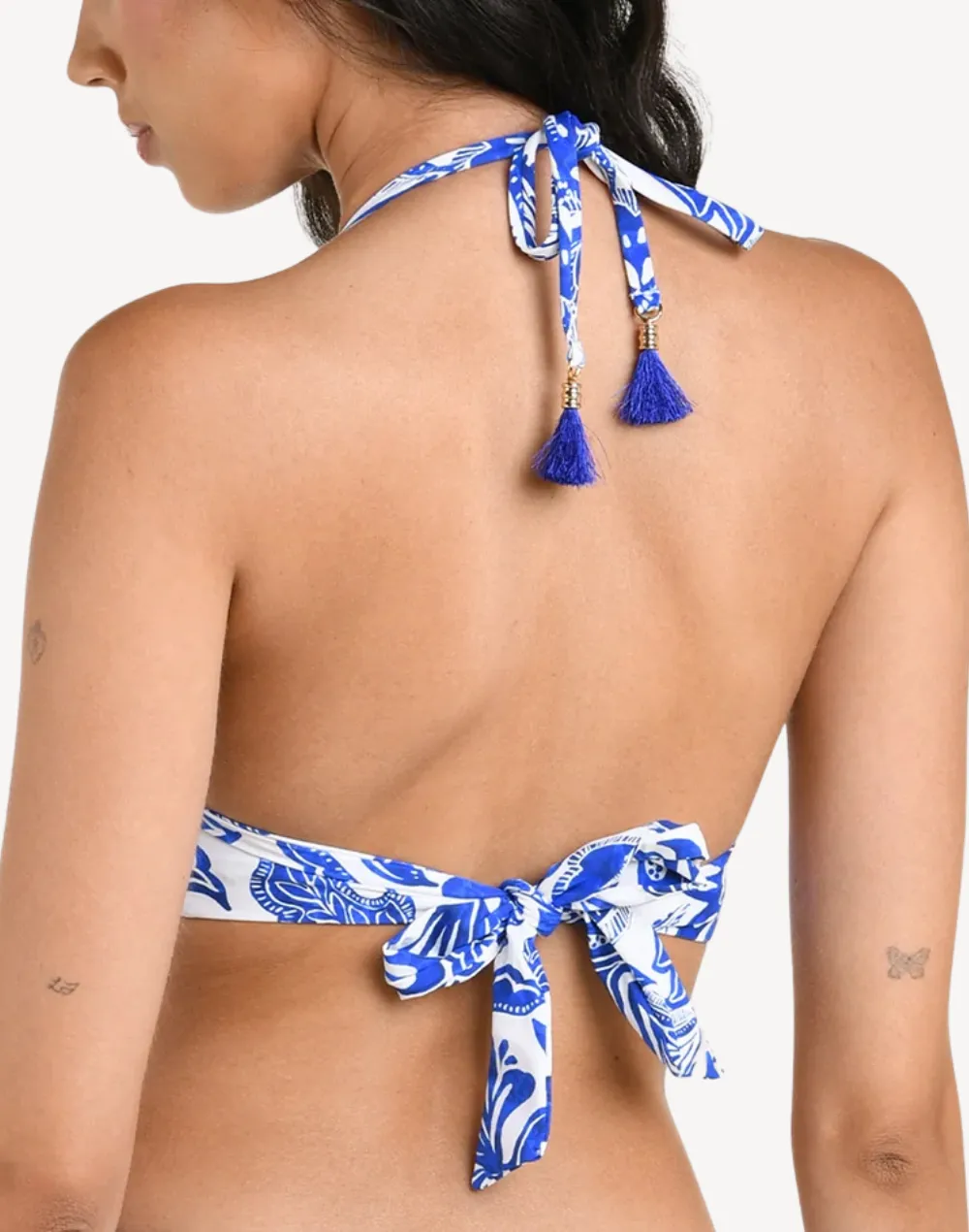 Botanical Brocade Tall Triangle Bikini Top sold by swimco product image thumbnail 2