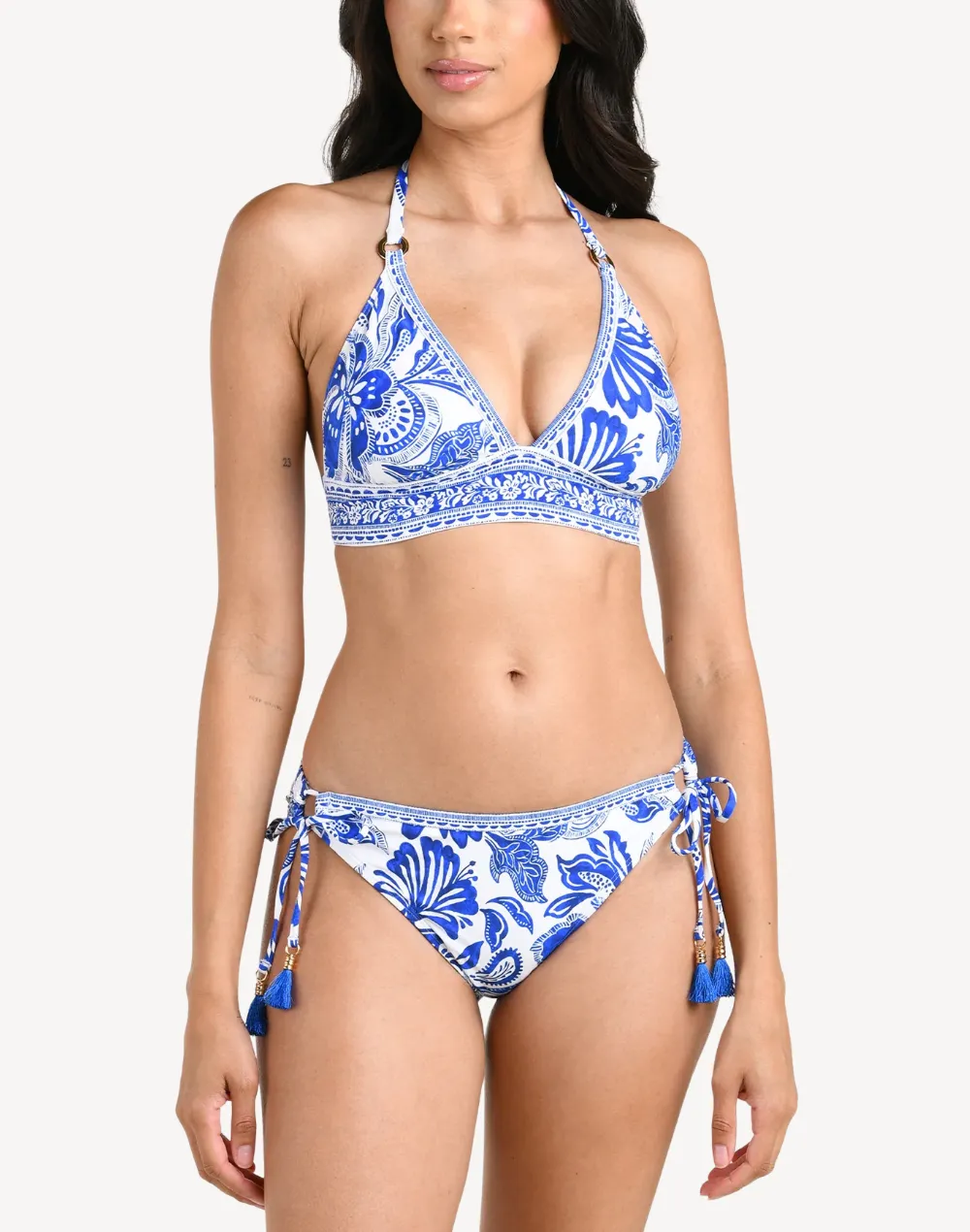 Botanical Brocade Tall Triangle Bikini Top sold by swimco product image thumbnail 3