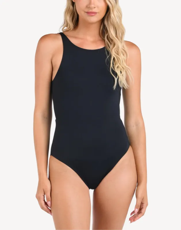 Island Goddess High Neck One Piece Swimsuit made by La Blanca