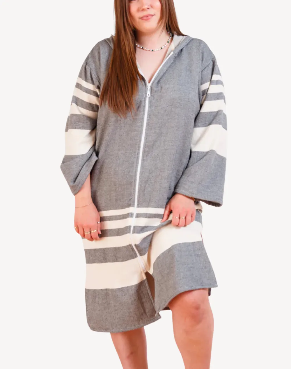 Gale Zip Front Poncho Cover Up sold by swimco product image thumbnail 2