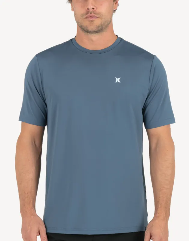 Men's Hybrid UPF 50 Short Sleeve Swim Shirt made by Hurley