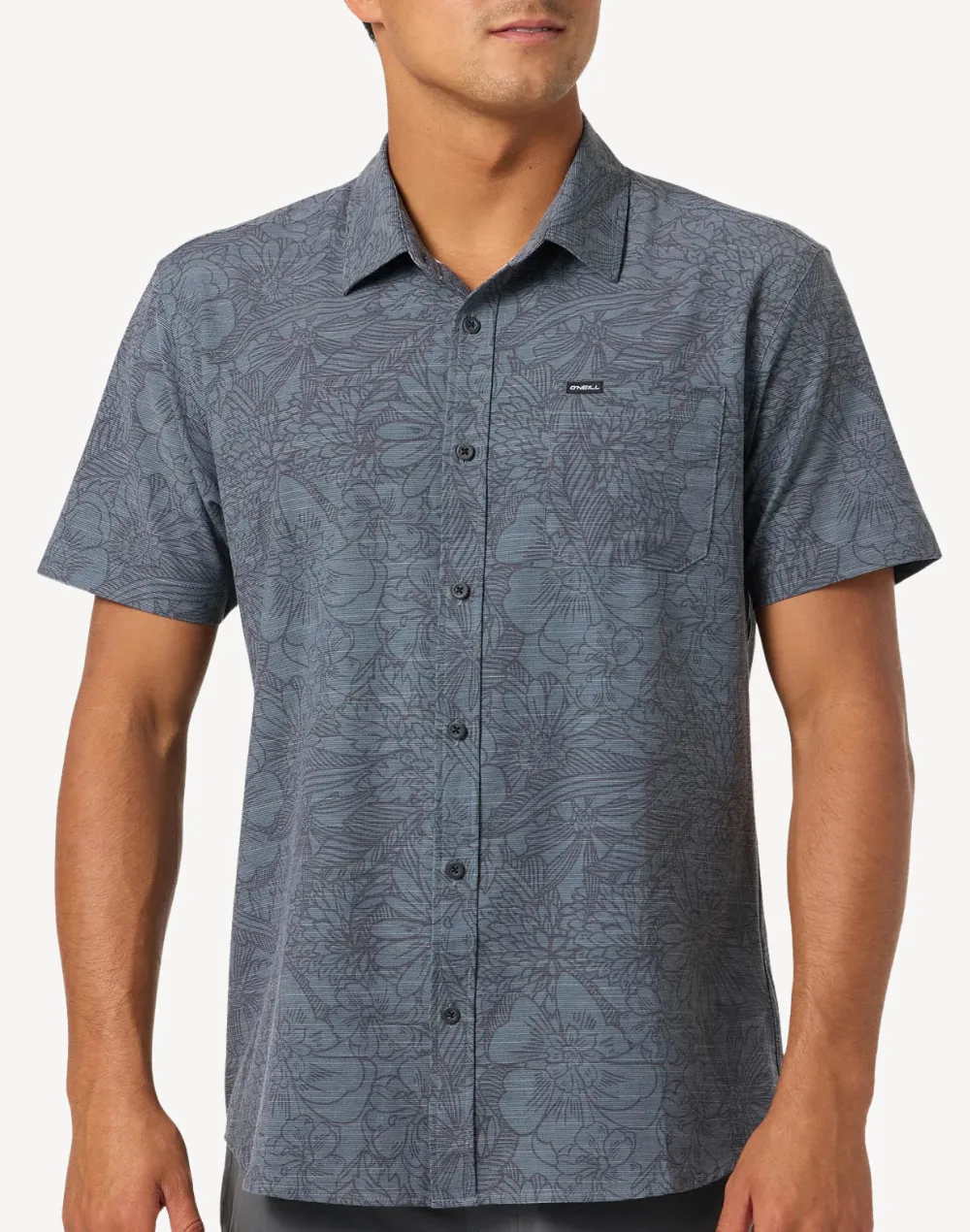 Men's Slub Standard UPF 50+ Short Sleeve Swim Shirt sold by swimco
